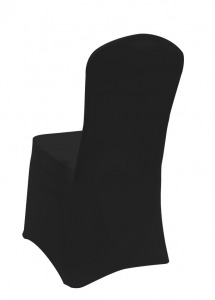 black spandex chair cover