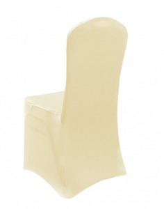 ivory spandex chair cover