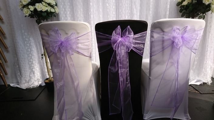 Lavender Organza Sash