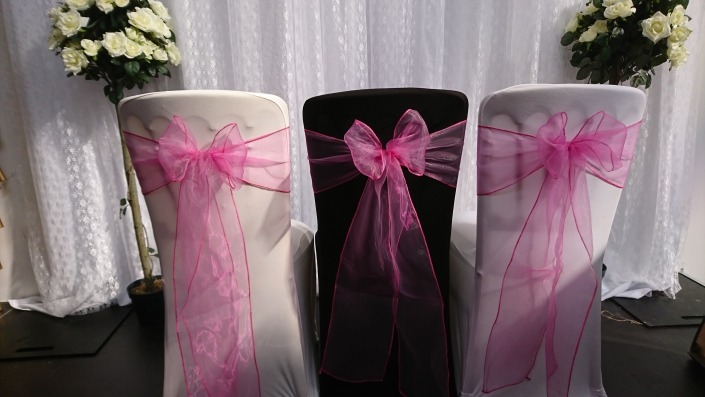 Red Love Organza Sash