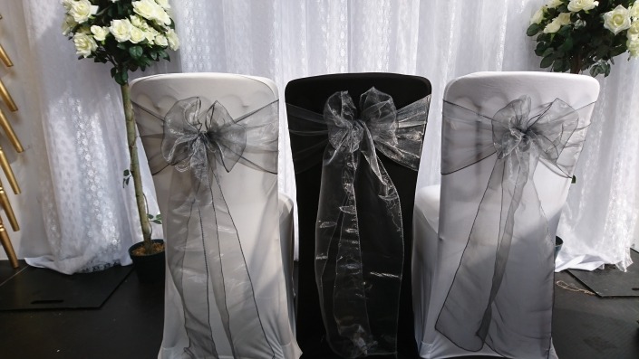Silver Grey Sash