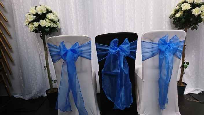 Sugarpuff Blue Eyes Organza Sash