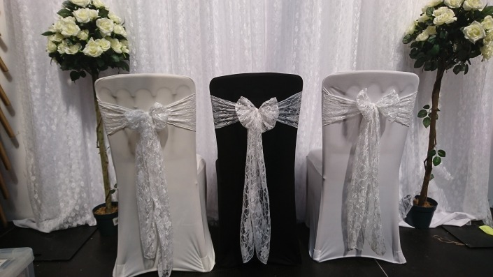 White Lace Sash