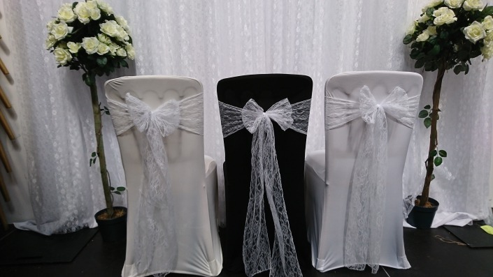 White Lace Sash 2