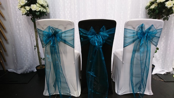 Emerald Green Organza Sash